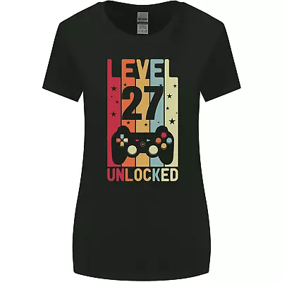 Buy 27th Birthday 27 Year Old Level Up Gamming Womens Wider Cut T-Shirt • 8.75£