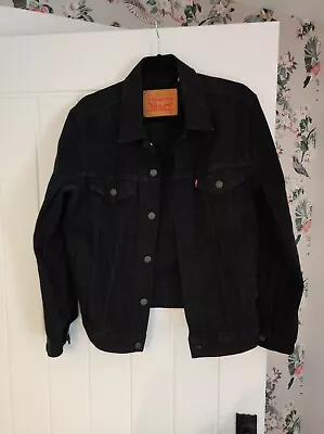 Buy Levi Denim Jacket Black Small • 35£