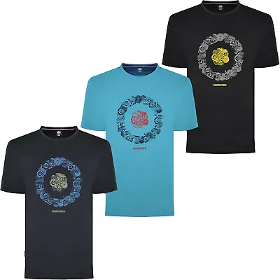 Buy Lambretta Mens Badges Target Casual Short Sleeve Crew Neck T-Shirt Top Tee • 14.95£