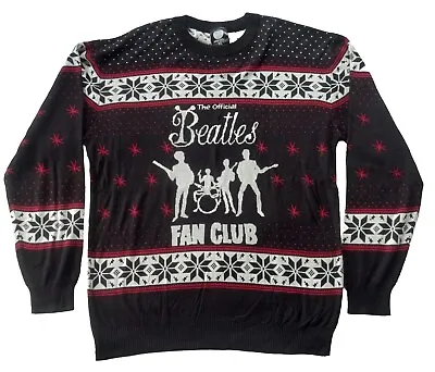 Buy NWOT - THE BEATLES Official Fan Club Christmas Sweater - Adult SZ XL • 38.52£