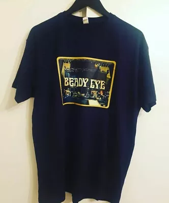Buy Beady Eye Tee Shirt Liam Gallagher Oasis Navy T Shirt Medium • 13£