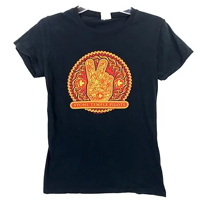 Buy Stone Temple Pilots Album Cover Tee Bay Island T-Shirt Black Women's  Jr. Large • 24.13£