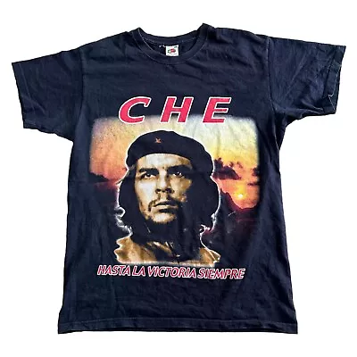 Buy Ernesto Che Guevara Graphic Print T-Shirt Hasta La Victoria Siempre Mens Medium • 14.99£
