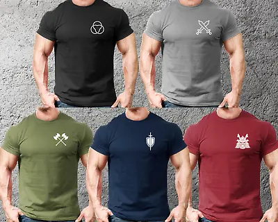 Buy Gym Fit T Shirt Training Top Fitted T-Shirt Tee Muscle Lifting Short Sleeve  • 8.99£