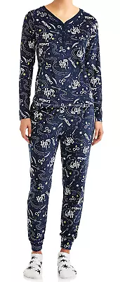 Buy Harry Potter Pajamas Size LARGE Women's 3 Piece Set Socks Winter 12-14 L NEW NWT • 31.80£