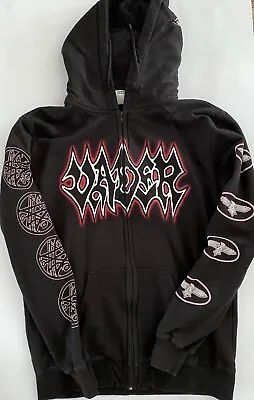 Buy VADER - Morbid Reich Zip Up HOODIE Mens Size M Death Metal MH04 • 27.89£