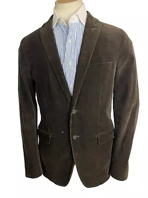 Buy Mens Jigsaw Corduroy Blazer Jacket 40R Dark Khaki (See Photos) • 15£