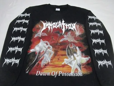 Buy IMMOLATION Dawn Of Possession LONG SLEEVE XTRA-LARGE MORPHEUS DESCENDS • 27.60£
