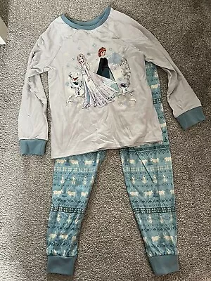 Buy Girls Disney Store Frozen 2 Cotton Pyjamas 5-6Y Anna Elsa Olaf • 7£