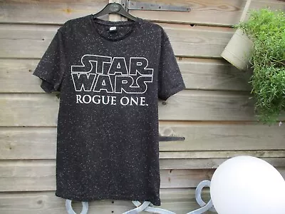 Buy Star Wars T Shirt Rogue One Black Speckled Unisex Size Small Chest  38  • 3.99£