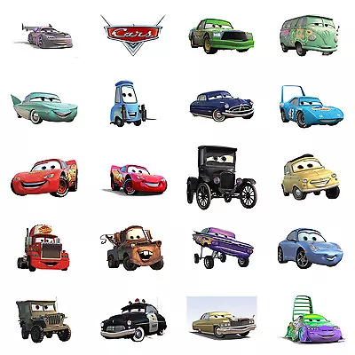 Buy Disney Cars Characters, Iron On T Shirt Transfer. Choose Image And Size • 4.38£