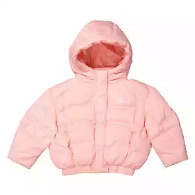 Buy Converse Girls Bleached Coral Logo Puffer Jacket, Size 4Y • 45.90£