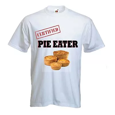 Buy CERTIFIED PIE EATER T-SHIRT - Wigan Lancashire Rugby Athletic - Sizes S To XXXL • 12.95£