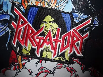 Buy Purgatory Shape Kutte Thrash Metal Battle Jacket Nightcrawler Tyrant's Reign • 9.25£