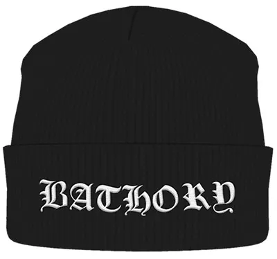 Buy Bathory Logo Beanie - OFFICIAL • 16.29£