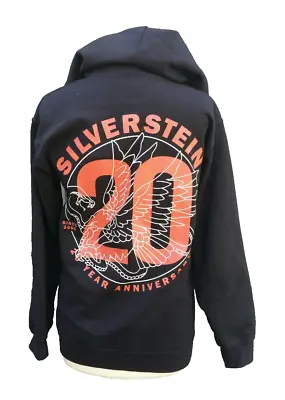 Buy Silverstein 20th Anniversary Black Hoodie Sweatshirt Emo Hardcore Punk Band  • 24.15£