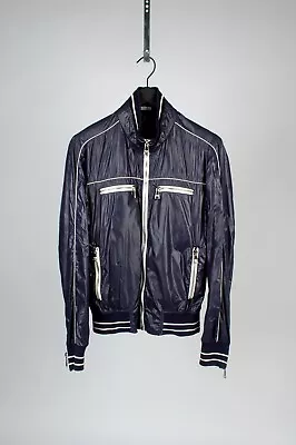 Buy Original Dolce & Gabbana Men Light Bomber Jacket Size 50/M Blue H4111 • 179.99£