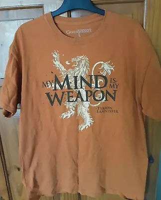 Buy Game Of Thrones - T Shirt - Tyrion Lannister - Mens Large • 5£