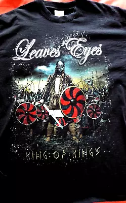 Buy Leaves Eyes King Of Kings World Tour T-Shirt (L) • 12£