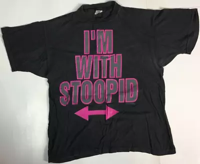 Buy Alice Cooper Hey Stoopid Tour 1991 I'm With Stoopid Original L D/S T-Shirt -Good • 79.99£