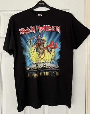 Buy Vintage Iron Maiden 2013 Tour London 02 Event T Shirt Size LARGE • 34.99£