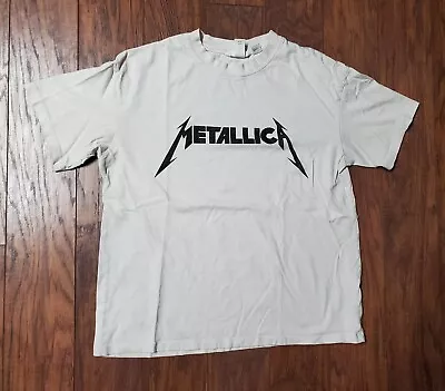 Buy H&M Metallica Cream T Shirt Size Small. FREE SHIPPING  • 14.17£
