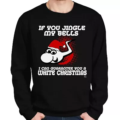 Buy 1Tee Mens If You Jingle My Bells I'll Give A White Christmas Naughty Jumper • 19.99£