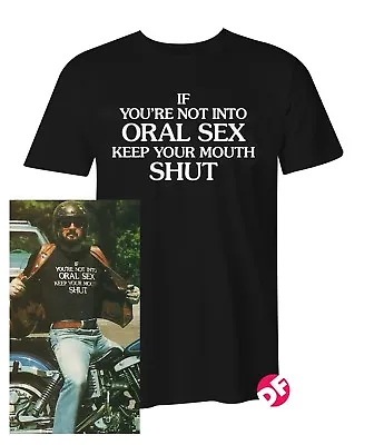 Buy Led Zeppelin Oral Sex Keep Your Mouth Shut Tshirt Worn By John Bonham Fun Tshirt • 13.99£