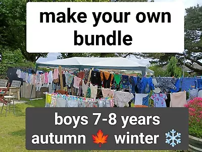Buy 7-8 Years Boys Top Jumper Jeans Jogers Jacket Pjs Autumn Winter Make A Bundle • 1.99£