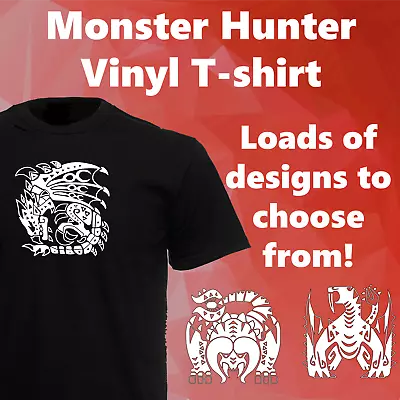 Buy Monster Hunter Monster Logo Vinyl T-shirt • 11.99£