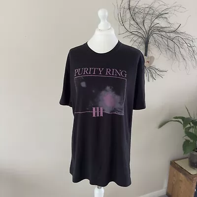 Buy Official Purity Ring Womb Double-Sided Indie Band Merch T-Shirt Size L • 30£