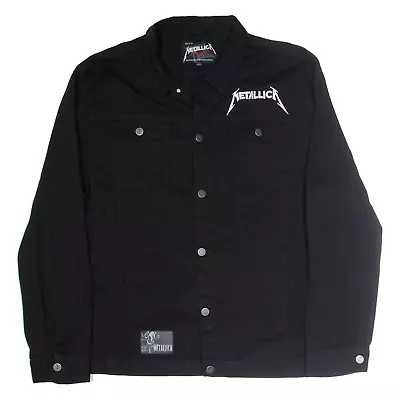 Buy METALLICA Distressed Denim Jacket Black Mens 3XL • 111.99£