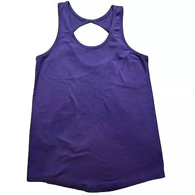 Buy Zyia Twist Back Purple Athletic Tank Women's XS • 9.47£