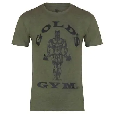 Buy Golds Gym Mens Muscle Joe Print Tshirt Workout Training T-Shirt • 18.45£