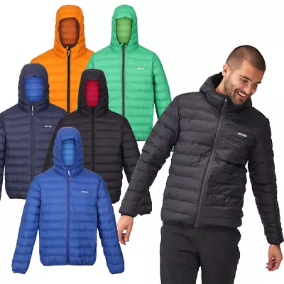 Buy Regatta Mens Hooded Marizion Padded Puffer Jacket • 43.43£