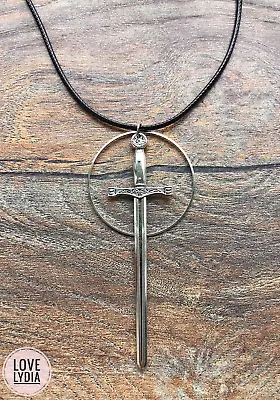 Buy NEW Silver Colour Sword Ancient Style Warrior Viking Roman Gothic Boho Necklace • 12.99£