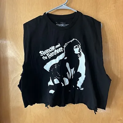 Buy Siouxsie And The Banshees Black Crop Tank Top 70’s Rock Band XL • 19.01£