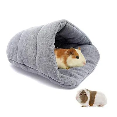 Buy Guinea Pig Bed Hamster Bed Sleeping Bag Cave Nest Cushion Soft Warm Slippers SY • 9.24£