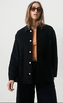 Buy Afends Thc Night Away - Hemp Corduroy Puffer Jacket - Black Small Bnwt • 60£