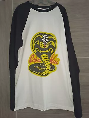 Buy Cobra Kai Vintage Style Long Sleeved T Shirt Size Small Mens / Teens • 4.99£