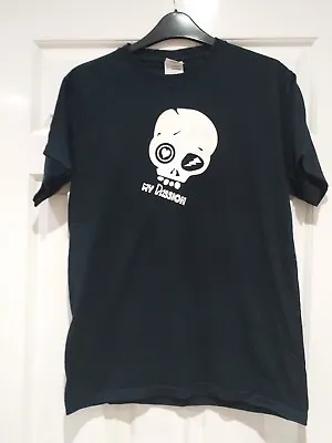 Buy 00s Y2K Emo Scene Skull Graphic My Passion Black Band Tshirt Ladies Small • 7.99£