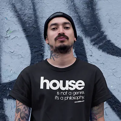 Buy House Music Unisex Black T-shirt/tee - S/m/l/xl/xxl • 9.99£
