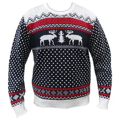 Buy New Unisex Men Women Santa Xmas Christmas Novelty Fairisle Retro Jumper Sweater • 14.95£