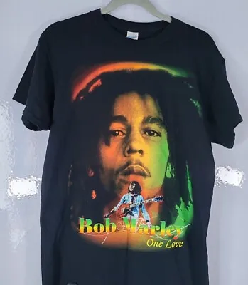 Buy Bob Marley One Love Tee Black Size M Pre Owned Good Condition See Pics • 14.99£
