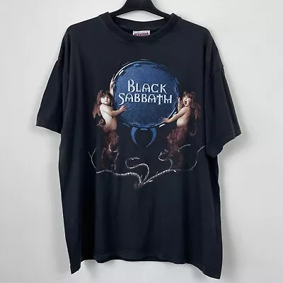 Buy Vintage 1999 Black Sabbath Reunion 90s Rare Band Tour T-Shirt XL • 80£