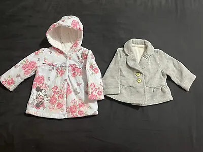 Buy Baby Girl Minnie Mouse Coat And Jacket Bundle Age 0-3 Months  • 5£