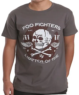 Buy Foo Fighters A Matter Of Time T Shirt Official Grey Dave Grohl NEW S M L XL XXL • 14.25£