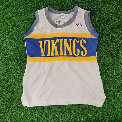 Buy Vintage 70s Vikings Basketball Jersey Womens S-Short 17x21 (L) USA Lady Champion • 58.65£
