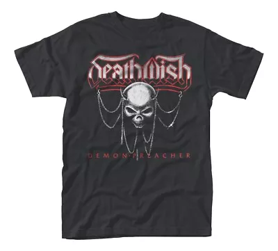 Buy DEATHWISH - DEMON PREACHER BLACK T-Shirt Small • 8.22£