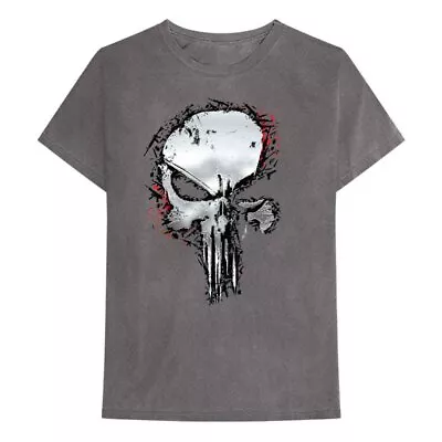 Buy Marvel Comics Punisher Metallic Skull Official Tee T-Shirt Mens • 15.99£
